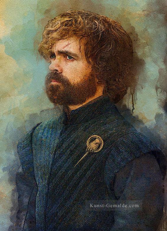 Porträt von Tyrion Lannister als Hand von König Spiel der Throne Ölgemälde